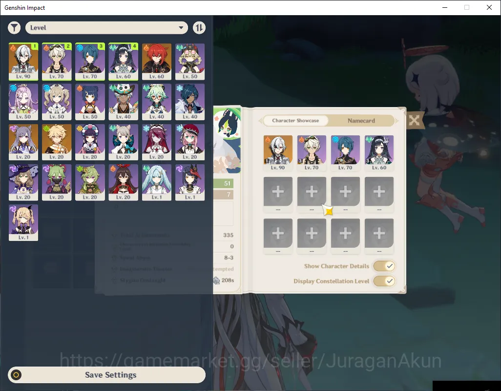 ASIA ||AR 51||1 Limited 2+(5*Weapon)|Arlecchino C1+Sign,Xiangling,Sucrose,Bennet|Low Explore Map|Take Mail||Check SS (GI4483) Genshin Impact Mid Game ASIA ||AR 51||1 Limited 2+(5*Weapon)|Arlecchino C1 image 1