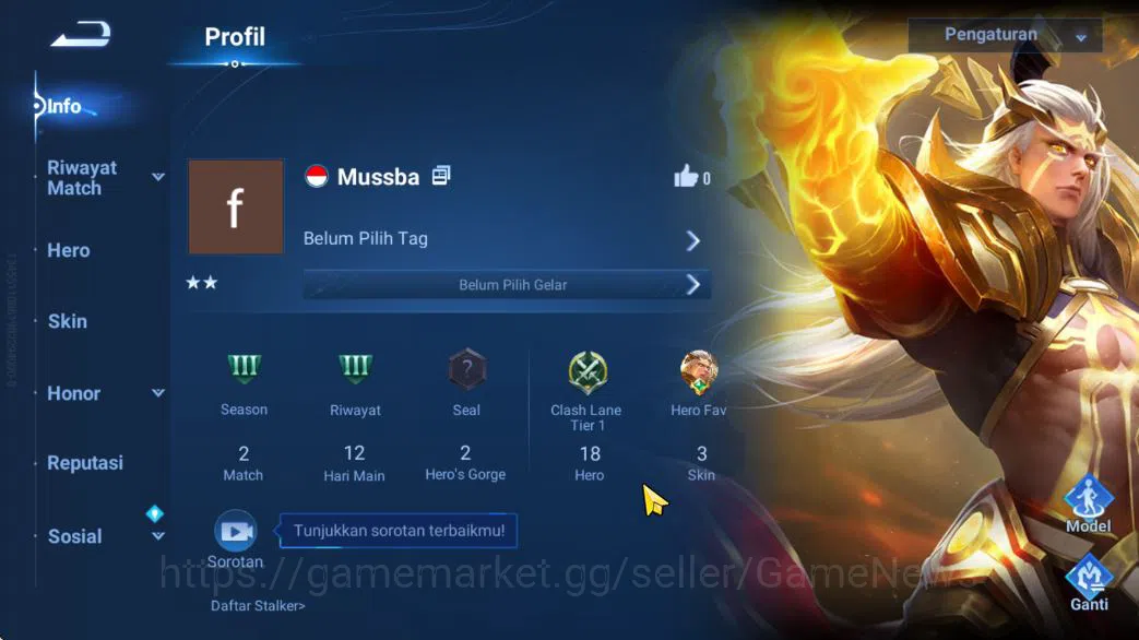 Honor of Kings Accounts Hero 18 Skin 3|Fresh Starter| Consort Yu (Legend)  image 4
