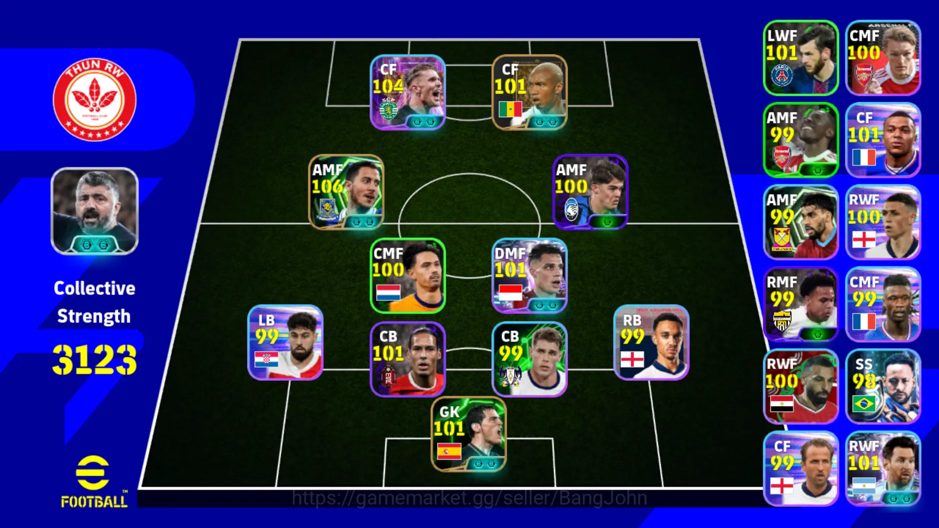 Power 3123 | Viktor Gyokeres Show Time | Eden Hazard Epic DB New | Joe Pelupessy Show Time |EFB204B eFootball Others Power 3123 | Viktor Gyokeres Show Time | Eden Haza image 1