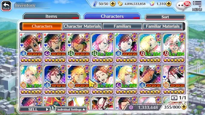 Bleach: Brave Souls Accounts Mid-Tier GLB BP 1247K Fresh Story|ChadGanjuYuroichiTenjiroTYBW 5