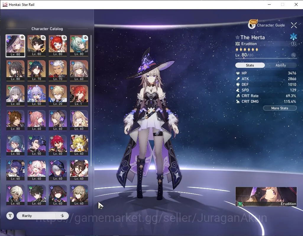 Honkai Star Rail Accounts ASIA|TL 69| 6 Limited |[The Herta E1,B3 E1,Archer] image 3