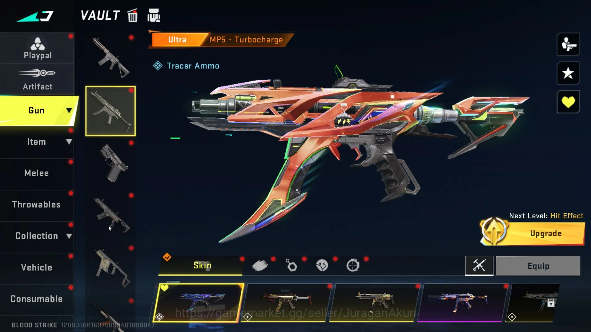 Blood Strike Accounts High-End Asia|3 ETERNAL(SCAR,P90,Galil)2MELE(Knife-Sanctum,Perdition)21 2