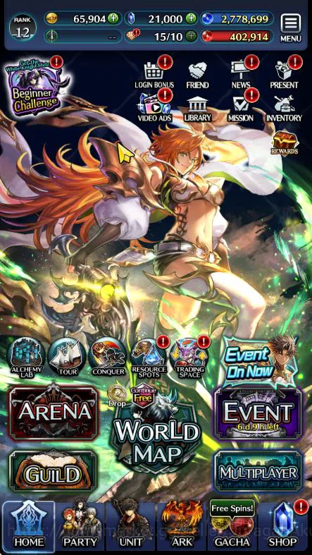 Last Cloudia Accounts Global|Rank 12|21K+ Crystall |2 UR+19 SSR Ark+Leod image 2