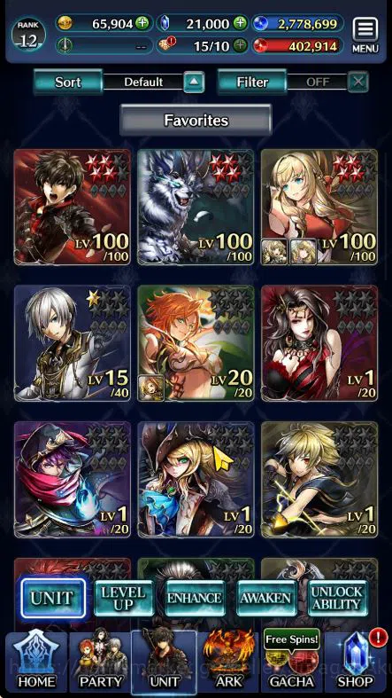 Last Cloudia Accounts Global|Rank 12|21K+ Crystall |2 UR+19 SSR Ark+Leod image 3