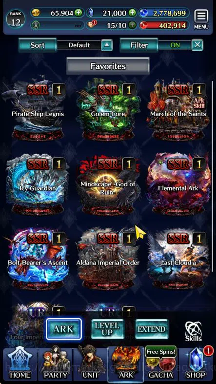 Last Cloudia Accounts Global|Rank 12|21K+ Crystall |2 UR+19 SSR Ark+Leod image 4
