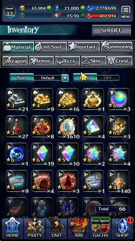 Last Cloudia Accounts Global|Rank 12|21K+ Crystall |2 UR+19 SSR Ark+Leod image 5