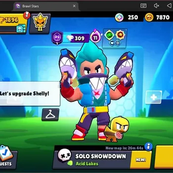 Brawl Stars Accounts Global |1896 Trophy|22 Brawler|2 Max Hypercharge(Colt,Bo)|Skins 2 S Rare,3 Epic|250 Bling|16