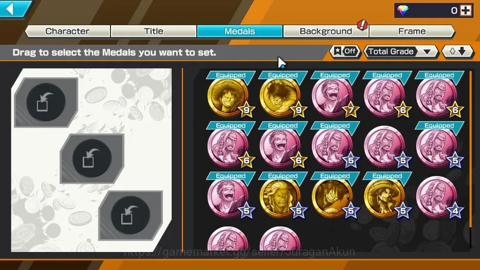 One Piece Bounty Rush Accounts Global |3 META EX|Raid Onigashima Zoro,Daimyo of K image 4