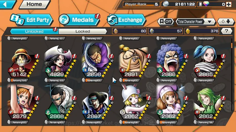 One Piece Bounty Rush Accounts Global |3 META EX|Raid Onigashima Zoro,Daimyo of K image 5
