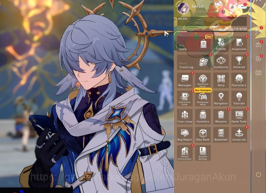 Honkai Star Rail Accounts Mid Game ASIA|TL 56| 6 Limited |Sunday,The Herta,Kafka,Ruan Mei,Dan Heng PT,Archer|MC 7