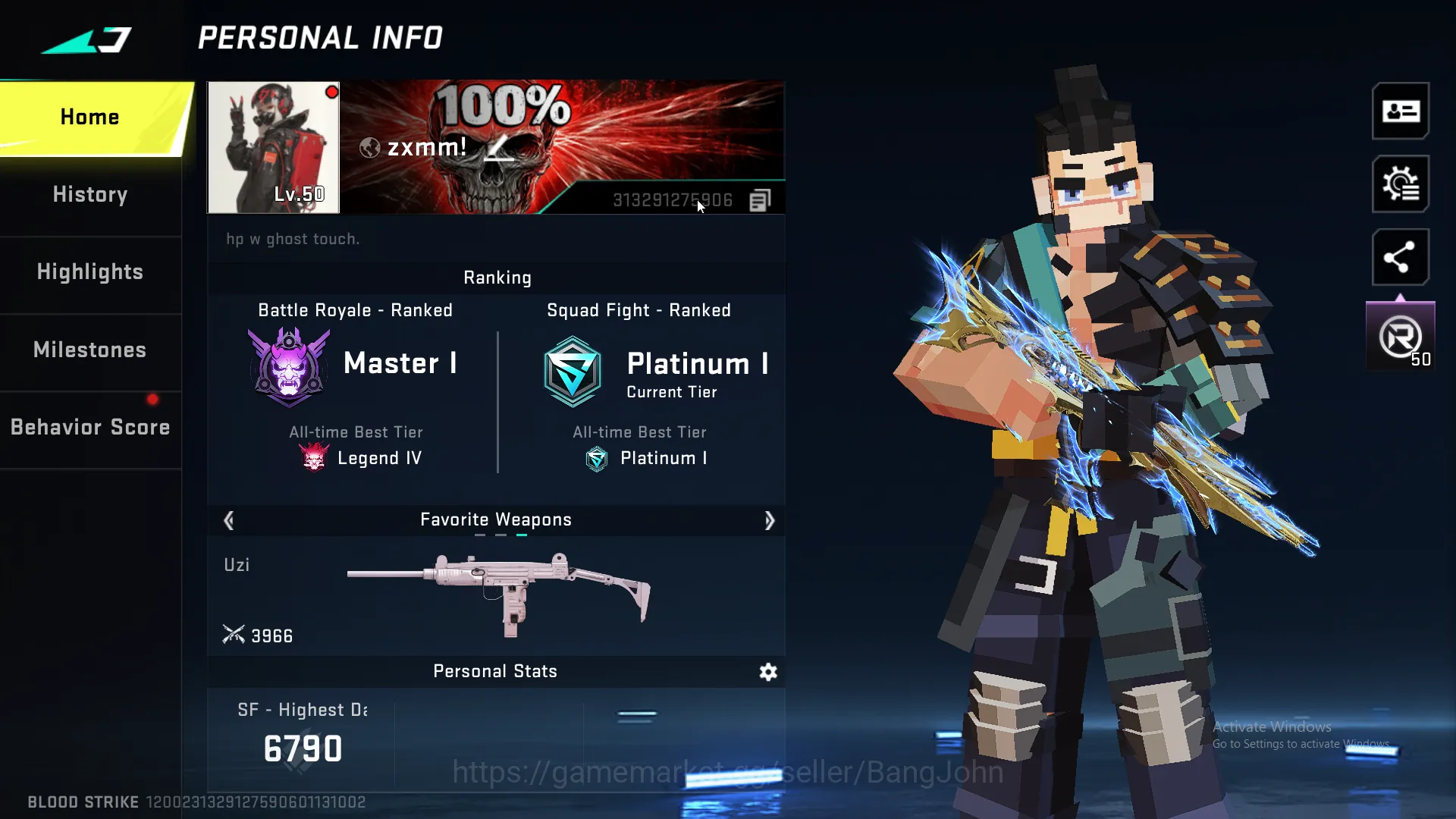 "Eternal ak47 lvl 3 | eternal kag-6 lvl 3 | ultra dual blades | ultra lightblades ultra pickaxe | ultra inhaler ~ BS200B Blood Strike Others "Eternal ak47 lvl 3 | eternal kag-6 lvl 3 | ultra image 1