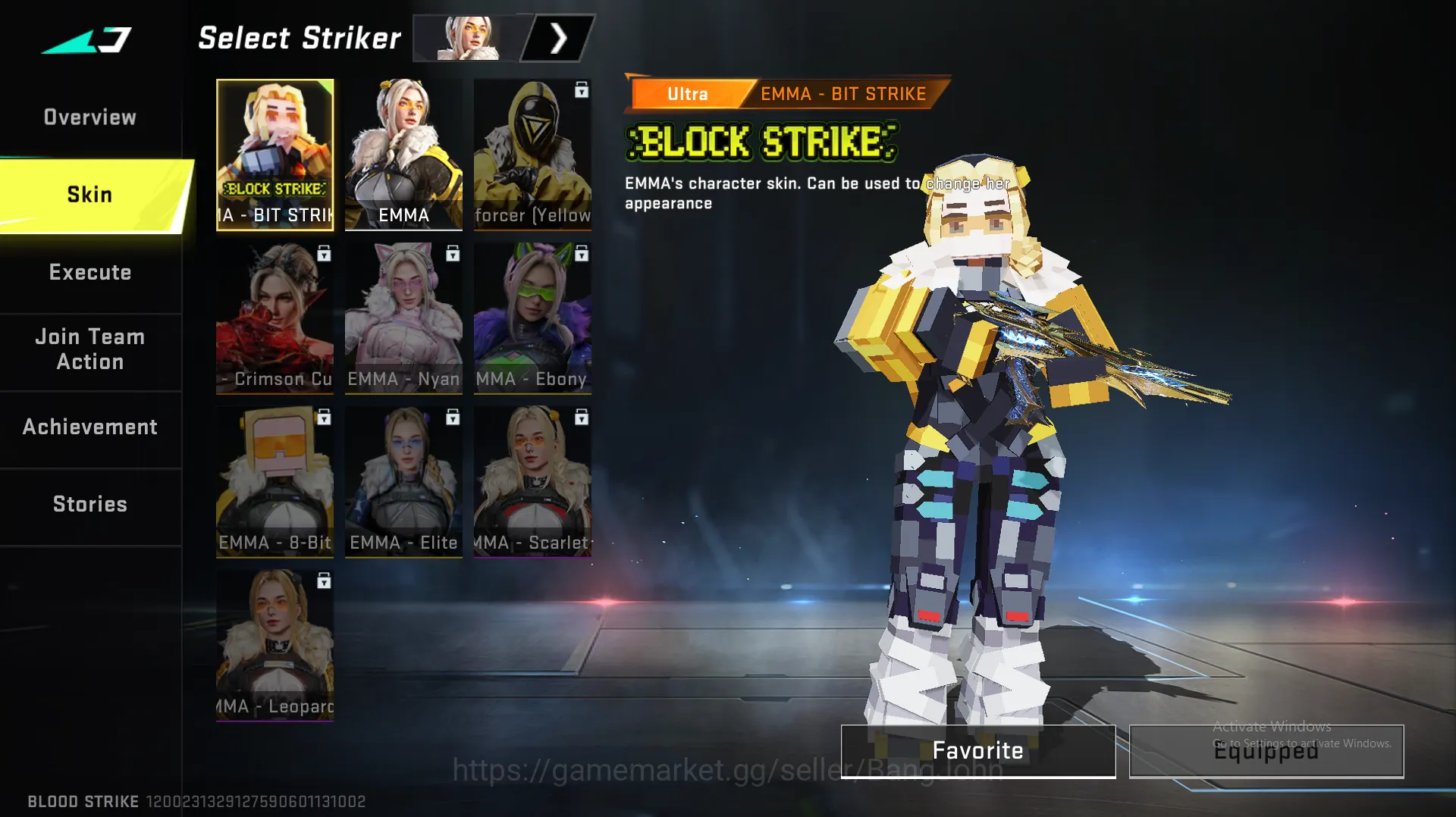 Blood Strike Accounts Others "Eternal ak47 lvl 3 | eternal kag-6 lvl 3 | ultra dual blades | ultra lightblades ultra pickaxe 3