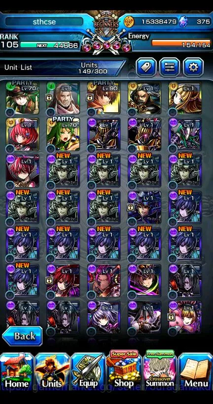 Grand Summoners Accounts [GLOBAL] Rank 105 | 22 Ascend (UP Roy+TW,Shirou em image 6