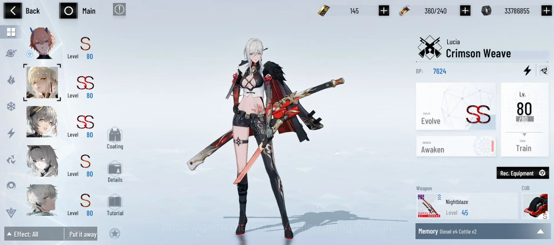 Punishing: Gray Raven Accounts ASIA| Lucia CW+Coat(Tsubaki)+Sign, Bianca STM+Coat image 7