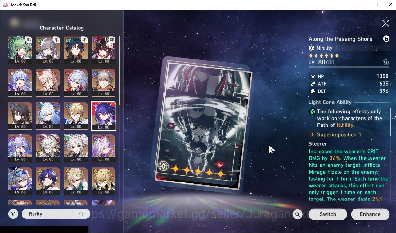Honkai Star Rail Accounts End Game ASIA|TL70+Genshin|15 Limited 5