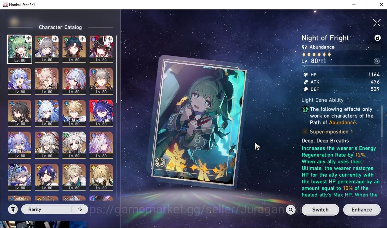 Honkai Star Rail Accounts End Game ASIA|TL70+Genshin|15 Limited 7