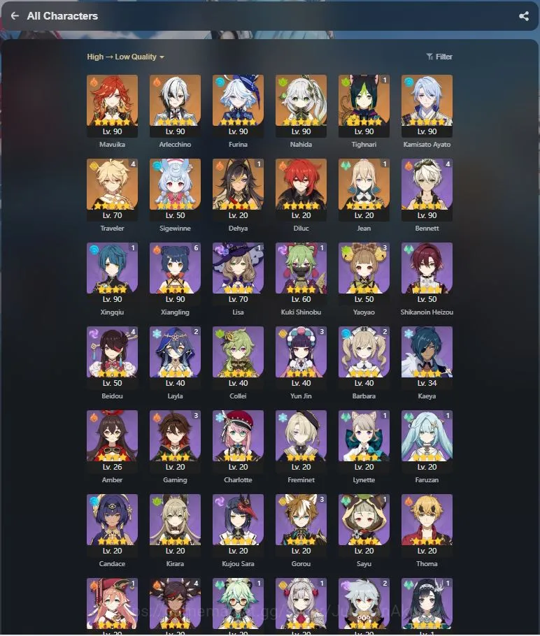 Honkai Star Rail Accounts End Game ASIA|TL70+Genshin|15 Limited 8
