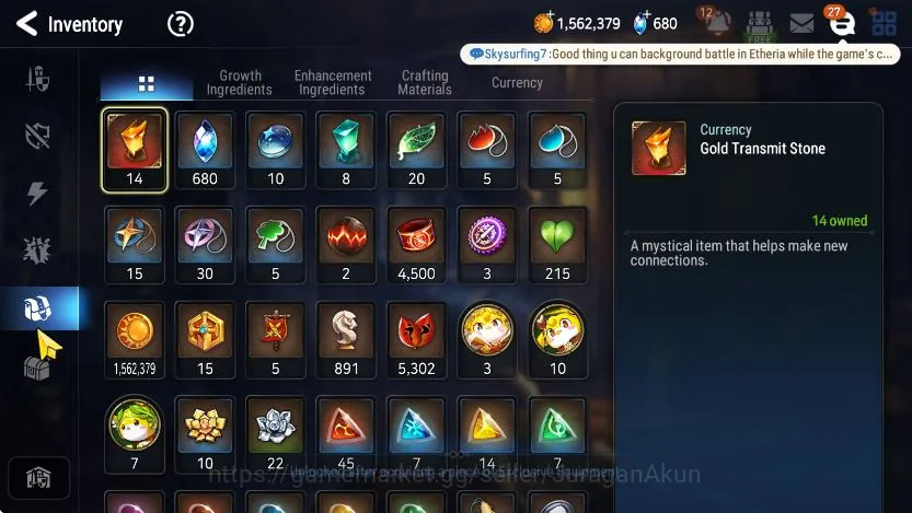Epic Seven Accounts Mid-Tier Global Unverif|Fresh Starter|ML AstromancerElena,DD 5