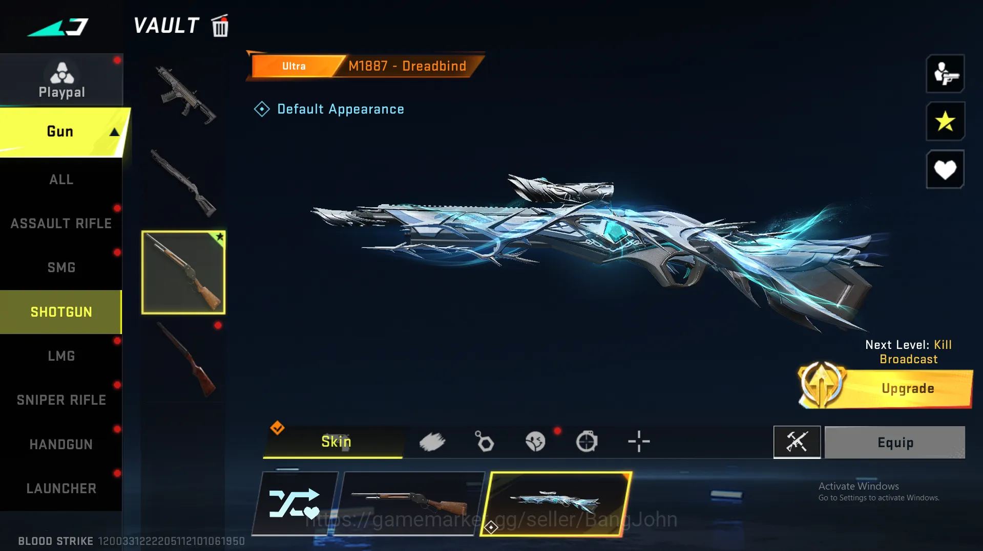 Blood Strike Accounts Others Polosan SG Ultra | Change Name ~ BS139B 2