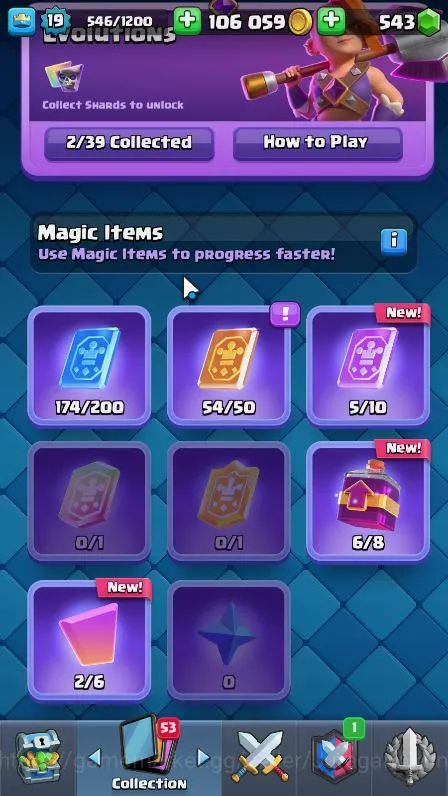 Clash Royale Accounts Starter Lvl19|Trophy 3679|Limited Skin|KTL 8|Card 63|2 EVO,2 Legendary,14 Epic,22 Rare,26 3