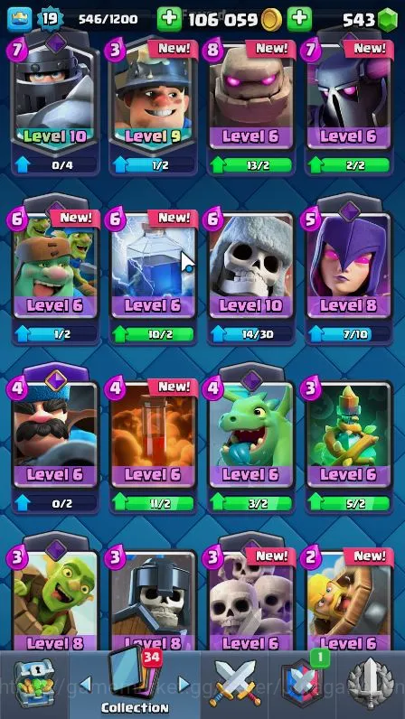 Clash Royale Accounts Starter Lvl19|Trophy 3679|Limited Skin|KTL 8|Card 63|2 EVO,2 Legendary,14 Epic,22 Rare,26 4