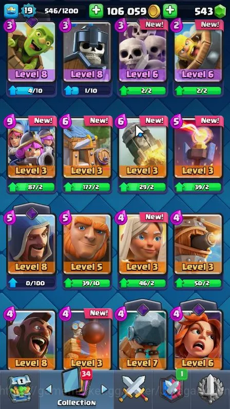 Clash Royale Accounts Starter Lvl19|Trophy 3679|Limited Skin|KTL 8|Card 63|2 EVO,2 Legendary,14 Epic,22 Rare,26 5