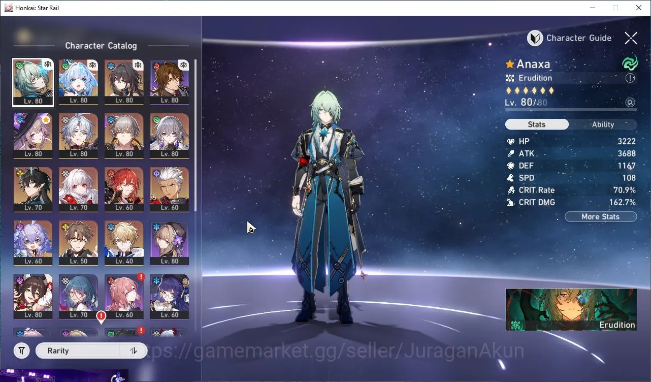 Honkai Star Rail Accounts ASIA|TL 69|7 Limited|[AnaxaE1+Sign,The Herta+Sign, image 3