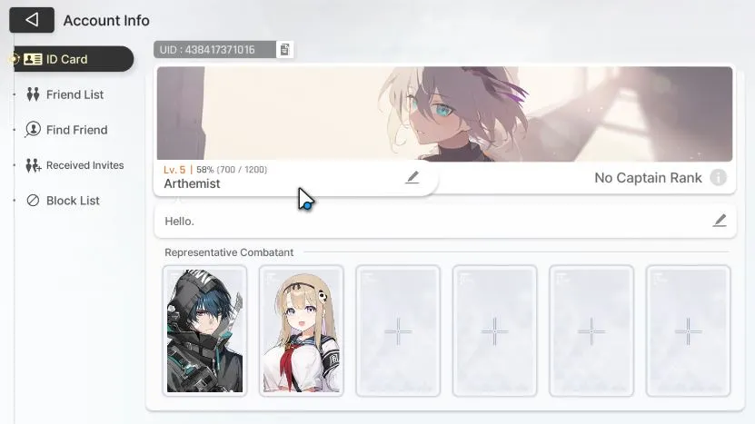 Chaos Zero Nightmare Accounts GLOBAL Lv05|2k Crystal 2 SSR(Luke Haru) 7SR(MikaM2,OwenM3,Lucas,Maribell,etc)4SR 3