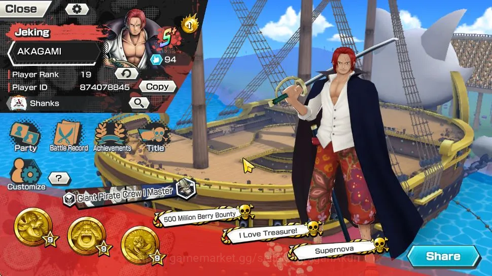 One Piece Bounty Rush Accounts Mid-Tier Global|7 META EX[Kuzan,Linlin,Olin the Oiran,Zephyr,Sakazuki,FRShanks,Divine 2