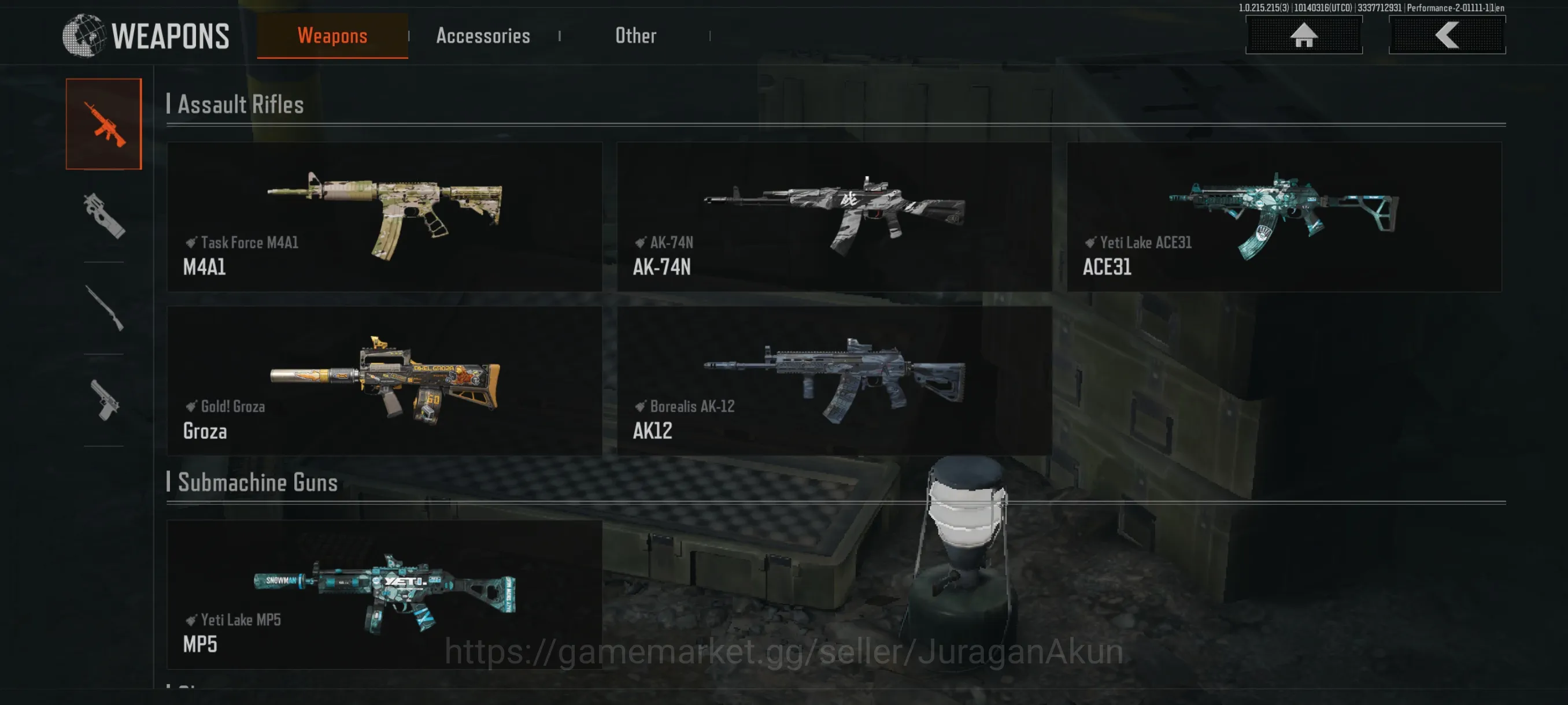 Arena Breakout Accounts Mid-Tier [MOBILE]SV 14,6M|CV 8M|Battle Machete,M4A1,AK-74N,ACE31,Groza,AK12,Etc|Many Resource| CN 3
