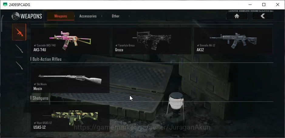 Arena Breakout Accounts Mid-Tier [MOBILE] Lv30|SV 12,9M|CV 11,3M|Cascade AKS 74U,Ski Mosin,Etc|Gear Skin|CN ON|Log Google 4