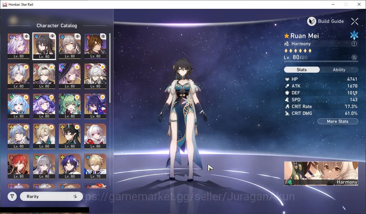 Honkai Star Rail Accounts Mid Game ASIA|TL70|14 Limited[(The Herta+Sign,Sunday+Sign,Castorice+Sign,Ruan 3