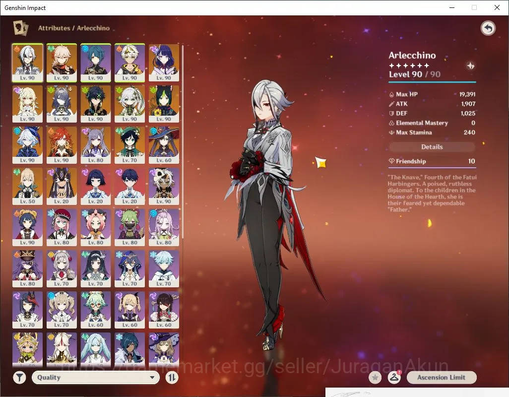 Genshin Impact Accounts ASIA|AR 59| 10 Limited+ 6[5 Star Weapon]|[Furina+S image 3