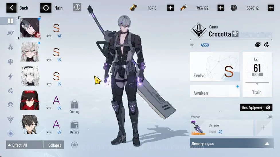 Punishing: Gray Raven Accounts Starter NA | 10K BC + 3K GoldenCard + 8K BlueCard | LuciaCW, Camu, Feral | Chapter 2 |Char 3