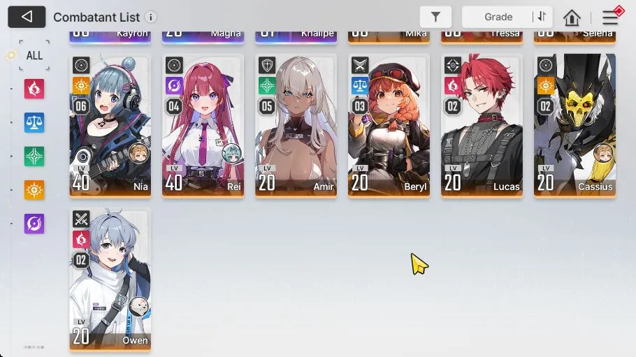 Chaos Zero Nightmare Accounts GLOBAL Lv47|9 SSR 1 4