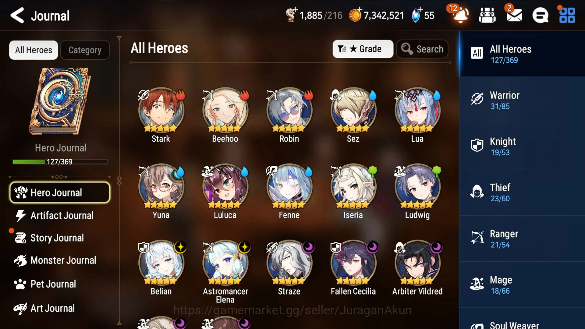 Epic Seven Accounts Global Unverif|7 ML(Belian,Elena,Straze,Cecilia,Vi image 3
