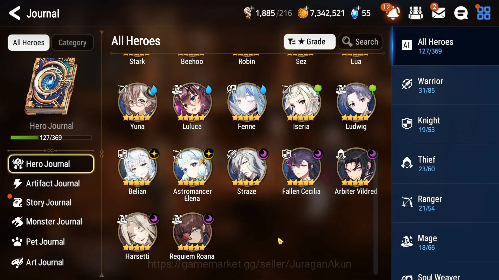 Epic Seven Accounts Global Unverif|7 ML(Belian,Elena,Straze,Cecilia,Vi image 4