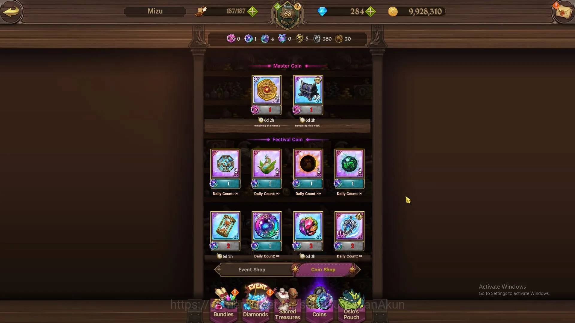 The Seven Deadly Sins: Grand Cross Accounts ASIA|2,1M CC|1 LR+2 UR+Konosuba Collab+284 Gems|El image 6