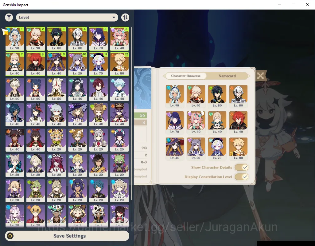 ASIA |AR 56|6Limited 5+(5*Weapon),Varesa,Mualani,Kazuha,Arlecchino+Sign|Kinich,raiden Shogun,Xiangling|Take Mail|CheckSS(GI4487) Genshin Impact Mid Game ASIA |AR 56|6Limited 5+(5*Weapon),Varesa,Mualani,K image 1