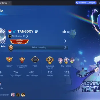 Honor of Kings Accounts Others Global|112H 112S|Flawless: Xaio Qiao|Limited Li Bai|Saint Seiya Dharma|1 Legend|Lny DaQiao|17