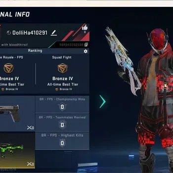 Blood Strike Accounts Others ASIA|Eternal Gun:Bizon-Seraph|9 Legendary Gun|1 Name-Changing Card|Check SS BS2988B