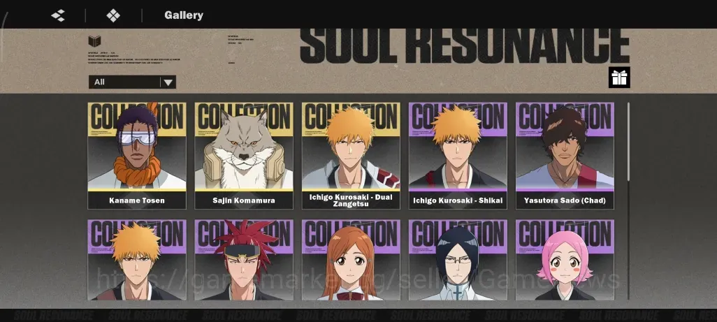 BLEACH: Soul Resonance Accounts Nuverse SEA|Lvl 22|3 SSR| ( Ichigo Dual Zangetsu, Kaname Tosen )+Sign Stamp, Saijin Komamura 1