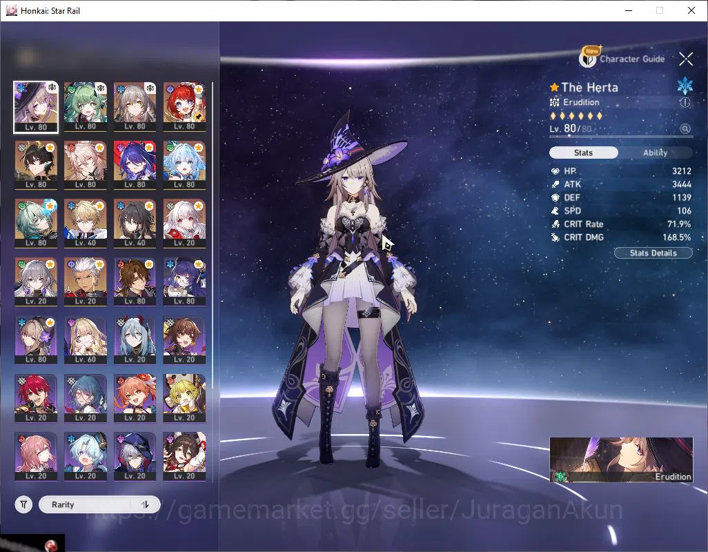Honkai Star Rail Accounts Asia |Tl 68|10 Limited [TheHerta,Huohuo,Acheron]+S image 2