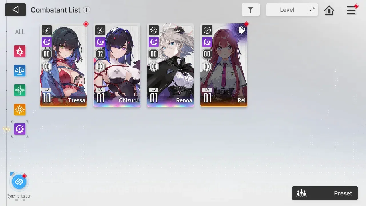 Chaos Zero Nightmare Accounts ASIA | Lvl 54 | 7 SSR | Heidemarie ME2 | Chizuru M image 9
