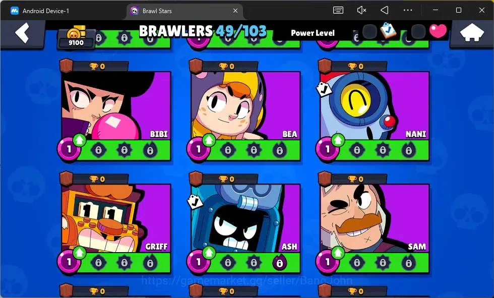 Brawl Stars Accounts Global|Thropy 9100|49 Brawler|6 BrawlerMAX Hyperch image 17