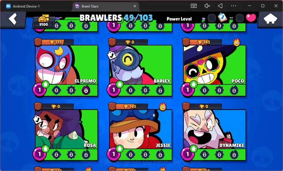 Brawl Stars Accounts Global|Thropy 9100|49 Brawler|6 BrawlerMAX Hyperch image 20