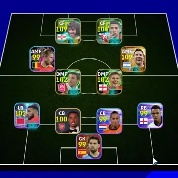 eFootball Accounts Legends & Iconic Players Android|Power 3150|BigTime Lionel Messi|Epic George Best,Luis Suarez,Mark van