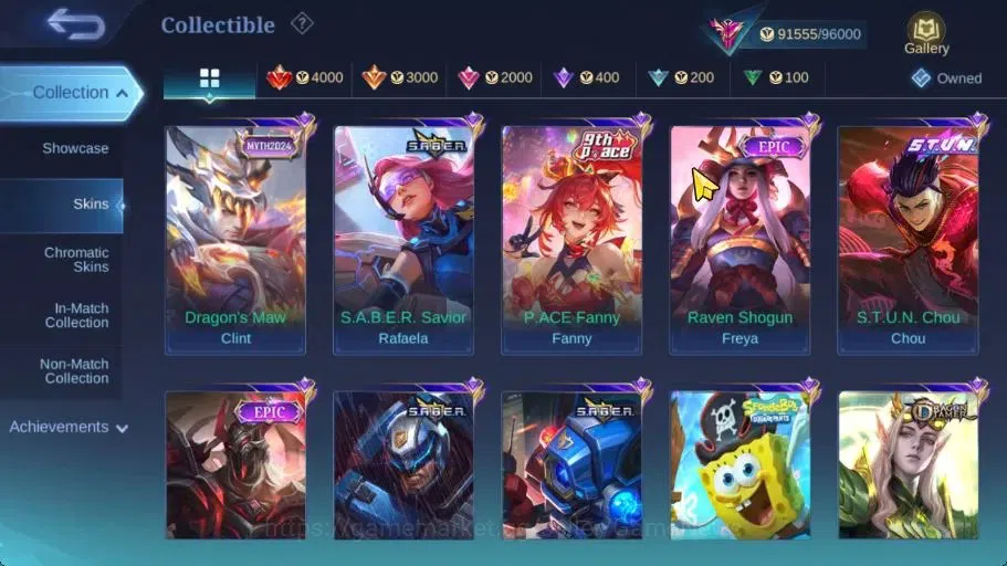 Mobile Legends: Bang Bang Accounts Hero 132|Skin 324|511 Dm|High Immo 106|Legend Luno image 10
