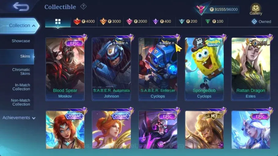 Mobile Legends: Bang Bang Accounts Hero 132|Skin 324|511 Dm|High Immo 106|Legend Luno image 11