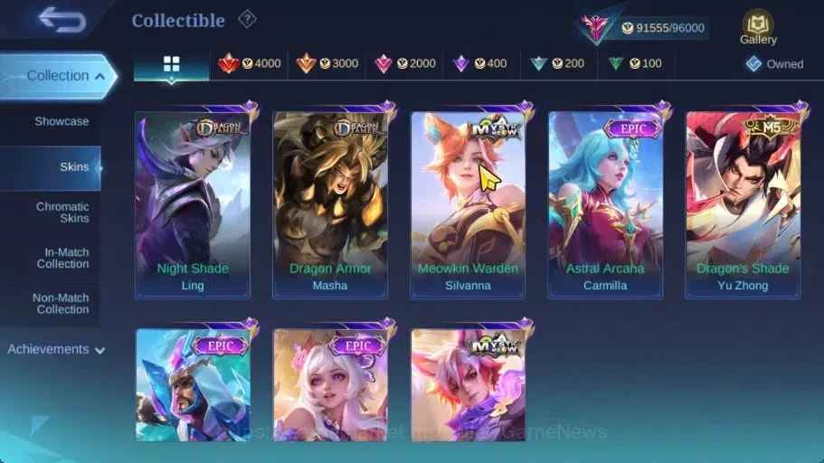 Mobile Legends: Bang Bang Accounts Hero 132|Skin 324|511 Dm|High Immo 106|Legend Luno image 17